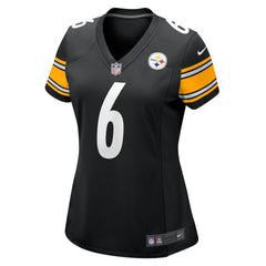 NFL Patrick Queen Pittsburgh Steelers Women's Game Player Jersey - Black