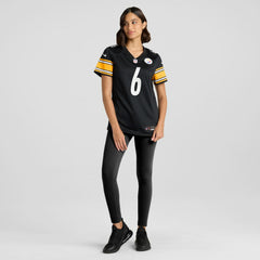 NFL Patrick Queen Pittsburgh Steelers Women's Game Player Jersey - Black