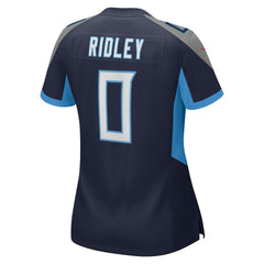 NFL Calvin Ridley Tennessee Titans Women's Game Player Jersey - Navy
