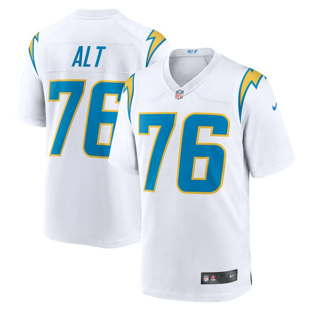 NFL Joe Alt Los Angeles Chargers Player Game Jersey - White