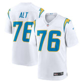 NFL Joe Alt Los Angeles Chargers Player Game Jersey - White