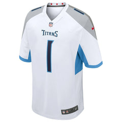 NFL Cameron Ward Tennessee Titans 2025 NFL Draft First Round Pick Game Jersey - White