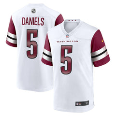 NFL Jayden Daniels Washington Commanders Player Game Jersey - White