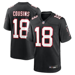 NFL Kirk Cousins Atlanta Falcons Alternate Game Player Jersey - Black