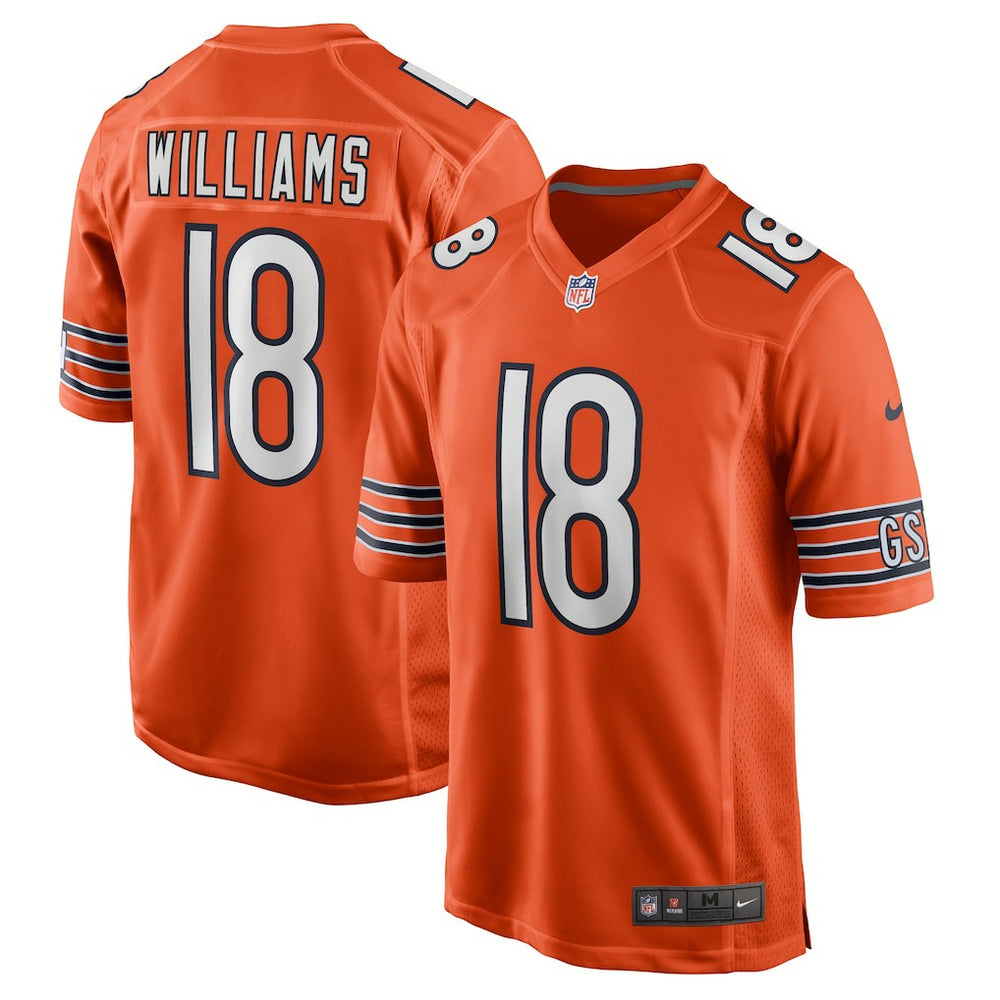 NFL Caleb Williams Chicago Bears Alternate Player Game Jersey - Orange