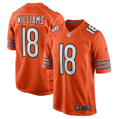 NFL Caleb Williams Chicago Bears Alternate Player Game Jersey - Orange