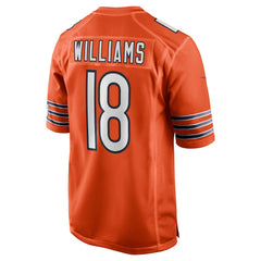 NFL Caleb Williams Chicago Bears Alternate Player Game Jersey - Orange