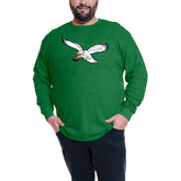 Jalen Hurts Philadelphia Eagles Big & Tall Thermal Waffle Long Sleeve T-Shirt Kelly Green