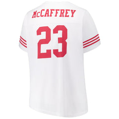 NFL Christian McCaffrey San Francisco 49ers Women's Plus Size Fashion Jersey - White for sale