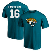 Trevor Lawrence Jacksonville Jaguars Big & Tall Player Name & Number T-Shirt Teal
