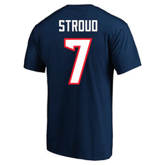 C.J. Stroud Houston Texans Big & Tall Player Name & Number T-Shirt Navy