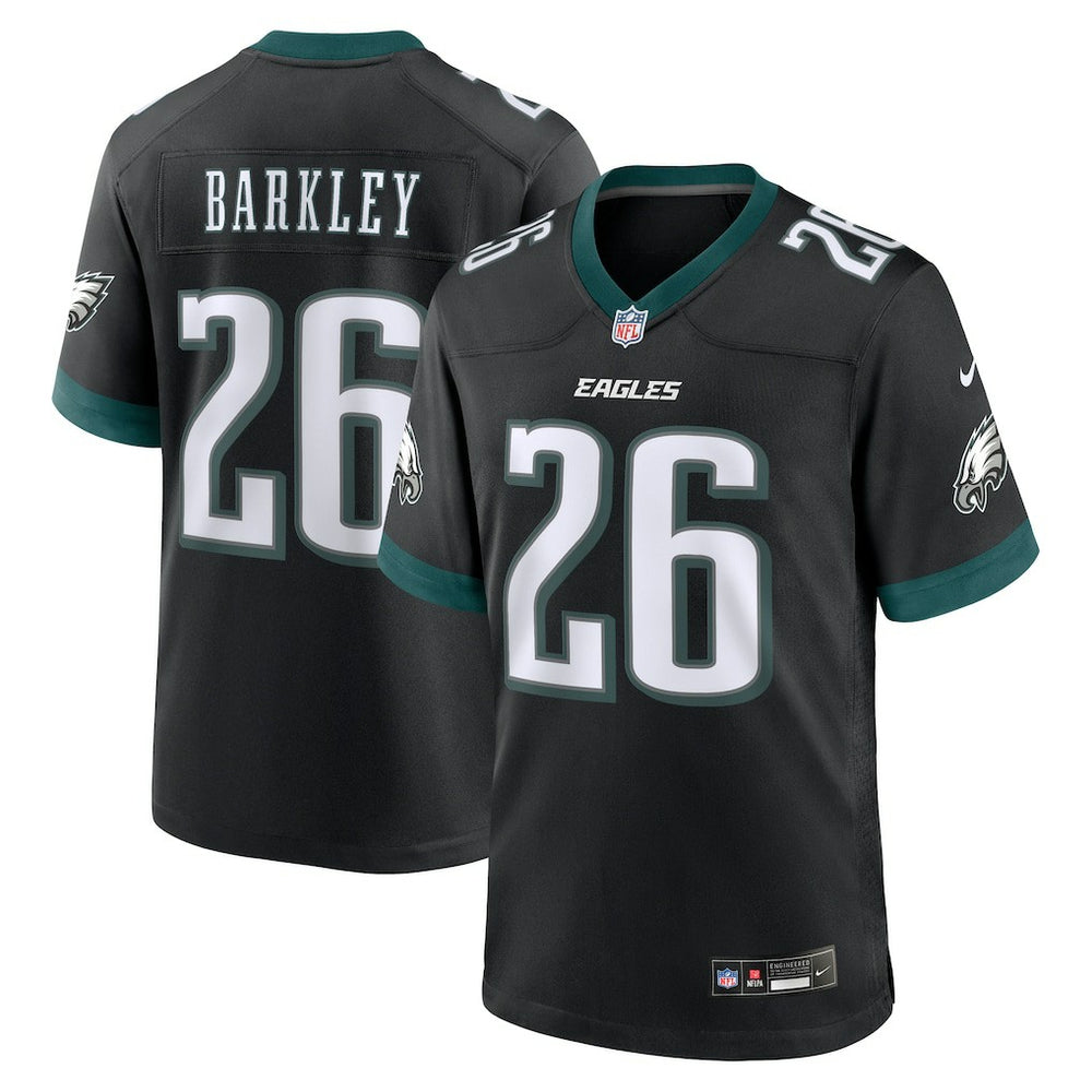 NFL Saquon Barkley Philadelphia Eagles Alternate Game Jersey - Black