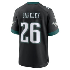 NFL Saquon Barkley Philadelphia Eagles Alternate Game Jersey - Black