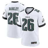 Saquon Barkley Philadelphia Eagles Game Jersey White