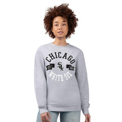 Chicago White Sox G-III 4Her by Carl Banks Women's Team Logo Fleece Pullover Sweatshirt - Heather Gray Pullover