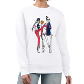 Cleveland Guardians G-III 4Her by Carl Banks Women's Baseball Girls Fleece Pullover Sweatshirt - White Pullover