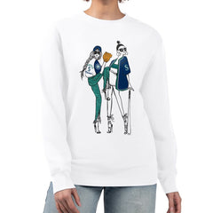 Seattle Mariners G-III 4Her by Carl Banks Women's Baseball Girls Fleece Pullover Sweatshirt - White Pullover