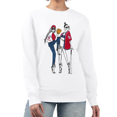 St. Louis Cardinals G-III 4Her by Carl Banks Women's Baseball Girls Fleece Pullover Sweatshirt - White Pullover