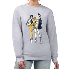 Milwaukee Brewers G-III 4Her by Carl Banks Women's Baseball Girls Fleece Pullover Sweatshirt - Heather Gray Pullover