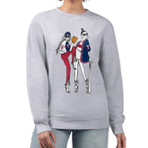 Minnesota Twins G-III 4Her by Carl Banks Women's Baseball Girls Fleece Pullover Sweatshirt - Heather Gray Pullover