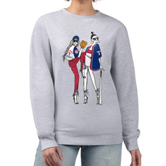 Texas Rangers G-III 4Her by Carl Banks Women's Baseball Girls Fleece Pullover Sweatshirt - Heather Gray Pullover