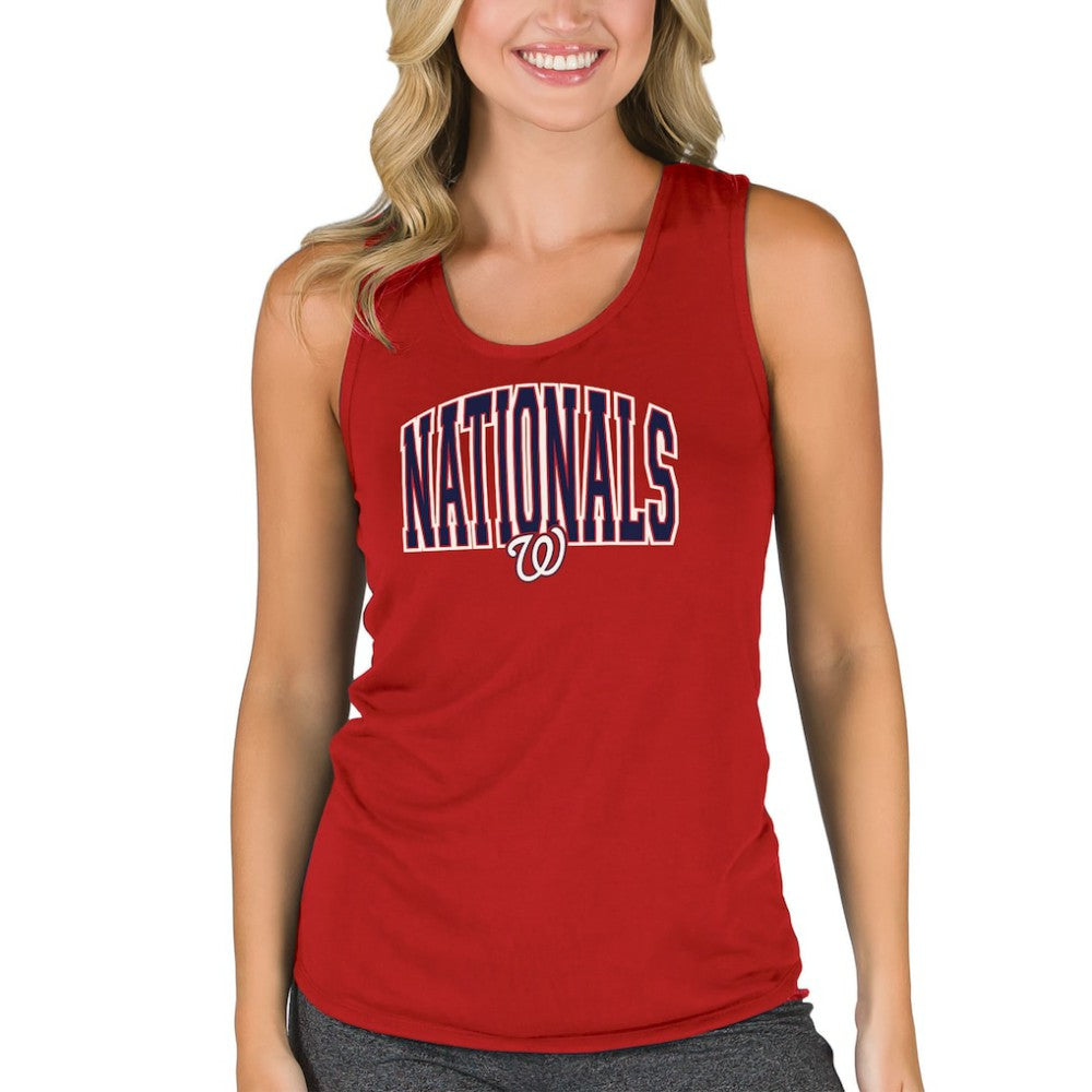 Washington Nationals Concepts Sport Women's Marathon Racerback Tank Top - Red Tanks
