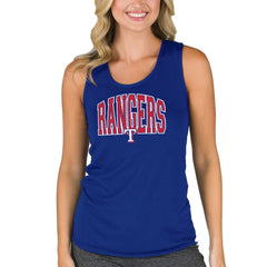 Texas Rangers Concepts Sport Women's Marathon Racerback Tank Top - Royal Tanks