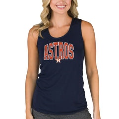 Houston Astros Concepts Sport Women's Marathon Racerback Tank Top - Navy Tanks