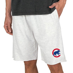 Chicago Cubs Concepts Sport Mainstream Terry Tri-Blend Shorts - Oatmeal Shorts