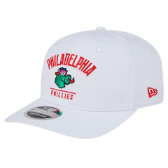 Philadelphia Phillies New Era City Arch Phanatic 9SEVENTY Stretch-Snap Adjustable Hat - White Hats