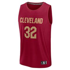 NBA Dean Wade Cleveland Cavaliers Fast Break Player Jersey sale - Icon Editi- Wine