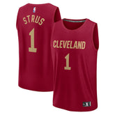 NBA Max Strus Cleveland Cavaliers Fast Break Player Jersey sale - Icon Editi- Wine
