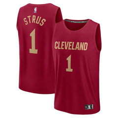 NBA Max Strus Cleveland Cavaliers Fast Break Player Jersey sale - Icon Editi- Wine