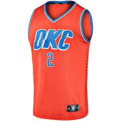 NBA Shai Gilgeous-Alexander Oklahoma City Thunder Fast Break Player Jersey - Statement Edition - Orange