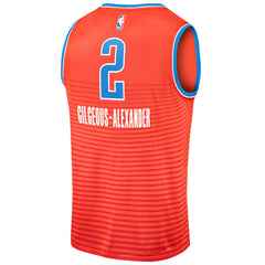 NBA Shai Gilgeous-Alexander Oklahoma City Thunder Fast Break Player Jersey - Statement Edition - Orange