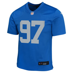 NFL Aidan Hutchinson Detroit Lions Youth Game Jersey - Blue