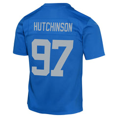 NFL Aidan Hutchinson Detroit Lions Youth Game Jersey - Blue