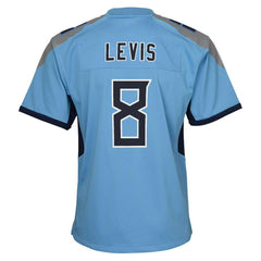 NFL Will Levis Tennessee Titans Youth Game Jersey - Light Blue