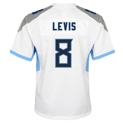 NFL Will Levis Tennessee Titans Youth Game Jersey - White
