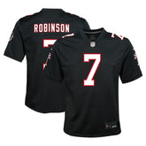 NFL Bijan Robinson Atlanta Falcons Youth Game Jersey - Black