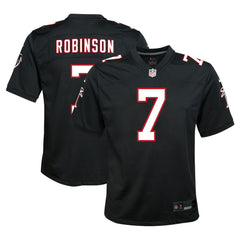 NFL Bijan Robinson Atlanta Falcons Youth Game Jersey - Black