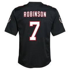 NFL Bijan Robinson Atlanta Falcons Youth Game Jersey - Black