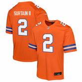 NFL Patrick Surtain II Denver Broncos Youth Game Jersey - Orange