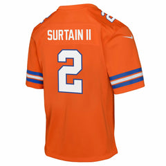 NFL Patrick Surtain II Denver Broncos Youth Game Jersey - Orange