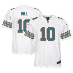 NFL Tyreek Hill Miami Dolphins Youth Game Jersey - White