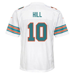Tyreek Hill Miami Dolphins Youth Game Jersey White