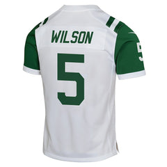 NFL Garrett Wilson New York Jets Youth Game Jersey - White
