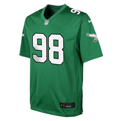 NFL Jalen Carter Philadelphia Eagles Youth Game Jersey - Kelly Green