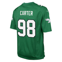 NFL Jalen Carter Philadelphia Eagles Youth Game Jersey - Kelly Green