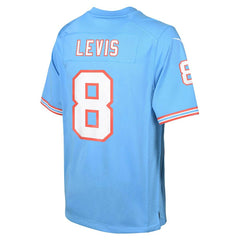 NFL Will Levis Tennessee Titans Youth Game Jersey - Light Blue